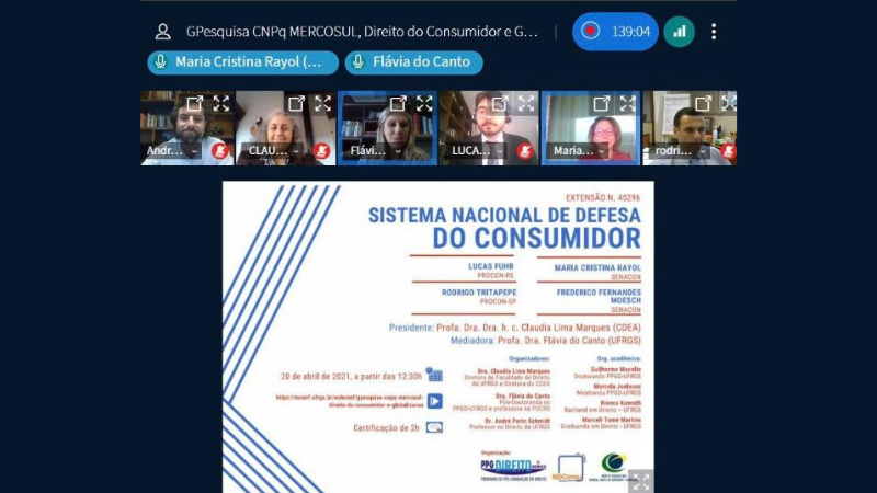 O evento ocorreu de forma virtual nesta terça-feira (20)